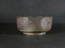 備前焼　登窯　備前焼窯元　南燦窯　近　英夫　桟切・黄ゴマ輪花小鉢１