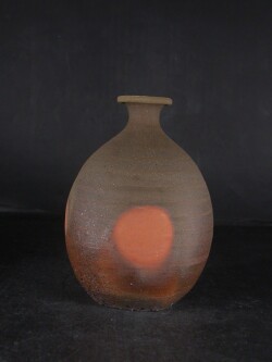 備前焼 徳利 久本浩一作 共布 共箱 備前焼 登窯 備前焼中堅作家 大平 一誠