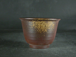 備前焼　登窯　備前焼窯元　泰山窯　黄ゴマ湯呑１