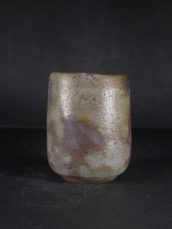 備前焼　登窯　備前焼中堅作家　松嶋　弘　桟切湯呑１