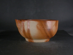 備前焼　備前焼中堅作家　松本　勝哉　共箱付き緋襷片口鉢１