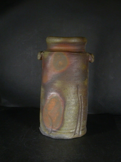 備前焼　古備前　花入　陶印あり　時代箱　C　R8017C 備前焼 古備前 花入 陶印あり 時代箱 C R8017C