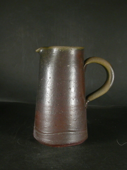 備前焼 登窯 備前焼中堅作家 岩本 哲也 共箱付桟切・黄ゴマ水注