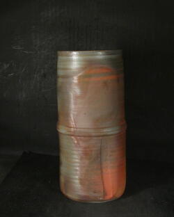 備前焼 作家物花入箱付き 楽天市場】【現品限り】 備前焼 耳付 花入 木村陶峰作 桐箱入り : お