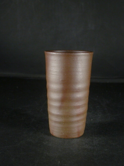 再御値下げ 備前焼㉜ 中瓢徳利・花入れ 緋襷 ゴマ 丁斎作 再御値下げ