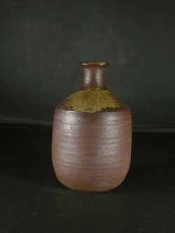 備前焼 登窯 備前焼窯元 一本松窯 共箱付き黄ゴマ徳利1 備前焼