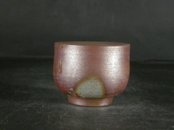 備前焼　登窯　備前焼中堅作家　米田　芳清　青ゴマぐい呑２