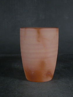 備前焼　備前焼若手作家　藤見　俊一　緋襷ビール他グラス１