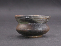 備前焼　登窯　備前焼中堅作家　竹内　靖之（山本）　最新作金彩・窯変ぐい呑１４