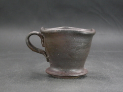 備前焼　登窯　備前焼中堅作家　竹内　靖之（山本）　最新作黄ゴマコーヒードリッパー２