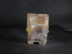 備前焼　登窯　備前焼中堅作家　竹内　靖之（山本）　最新作面取り・鎬金彩・窯変青備前ぐい呑３０