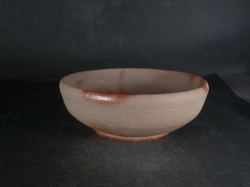 備前焼　備前焼中堅作家　片岡　聖観　１６センチ 緋襷鉢１