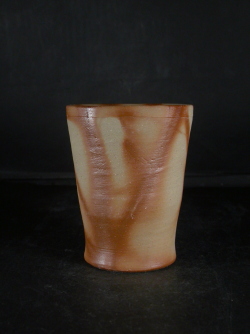 備前焼　備前焼中堅作家　片岡　聖観　緋襷ビール他グラス３９