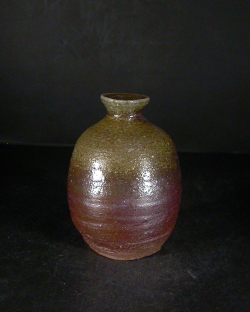 希少作☆前嶋 五一郎【義弟：原田拾六】☆備前窯変徳利