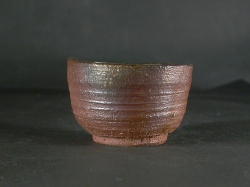 備前焼 穴窯 備前焼物故作家 前嶋 五一郎 黄ゴマぐい呑12 備前焼卸