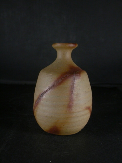 備前焼　備前市無形文化財　榊原　清人★復元初窯　二合徳利 お買得 備前焼 備前市無形文化財 榊原 清人 共箱付き少し大振り