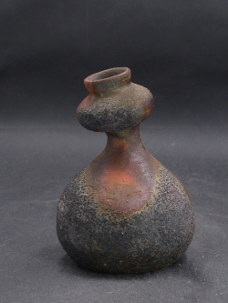 備前焼　登窯　備前市無形文化財　柴岡　信義　窯変瓢徳利９