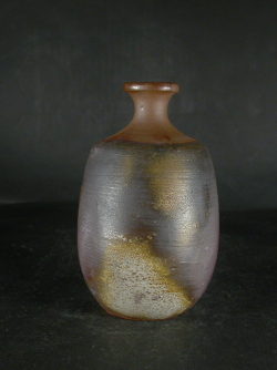 月間特価品 備前焼 登窯 岡山県無形文化財 松井 輿之 共箱付き緋