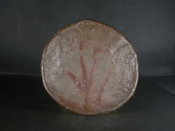 備前焼　登窯　備前焼若手作家　中村　和樹　最新作緋襷・黄ゴマ石目叩き皿６