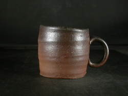 備前焼　登窯　備前焼若手作家　中村　和樹　最新作黄ゴマ手付きカップ３