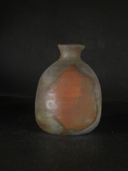 備前焼 登窯 備前焼若手作家 中村 和樹 最新作共箱付き緋窯変徳利3