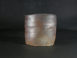 備前焼　登窯　備前焼若手作家　中村　和樹　最新作金彩・桟切・黄ゴマフリーカップ５