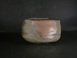 備前焼　登窯　備前焼若手作家　中村　和樹　最新作共箱付きカセ窯変抹茶茶碗１