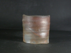 備前焼　登窯　備前焼若手作家　中村　和樹　最新作桟切・黄ゴマフリーカップ１５