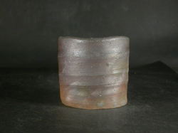 備前焼　登窯　備前焼若手作家　中村　和樹　最新作金彩・桟切・黄ゴマフリーカップ１６