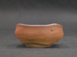 備前焼　登窯　備前焼若手作家　中村　和樹　最新作焦げ茶のゴマ緋湯椀・大振りな緋ぐい呑８
