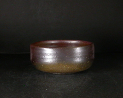 備前焼　登窯　備前焼窯元　備前陶苑　共箱付き黄ゴマ抹茶茶碗１