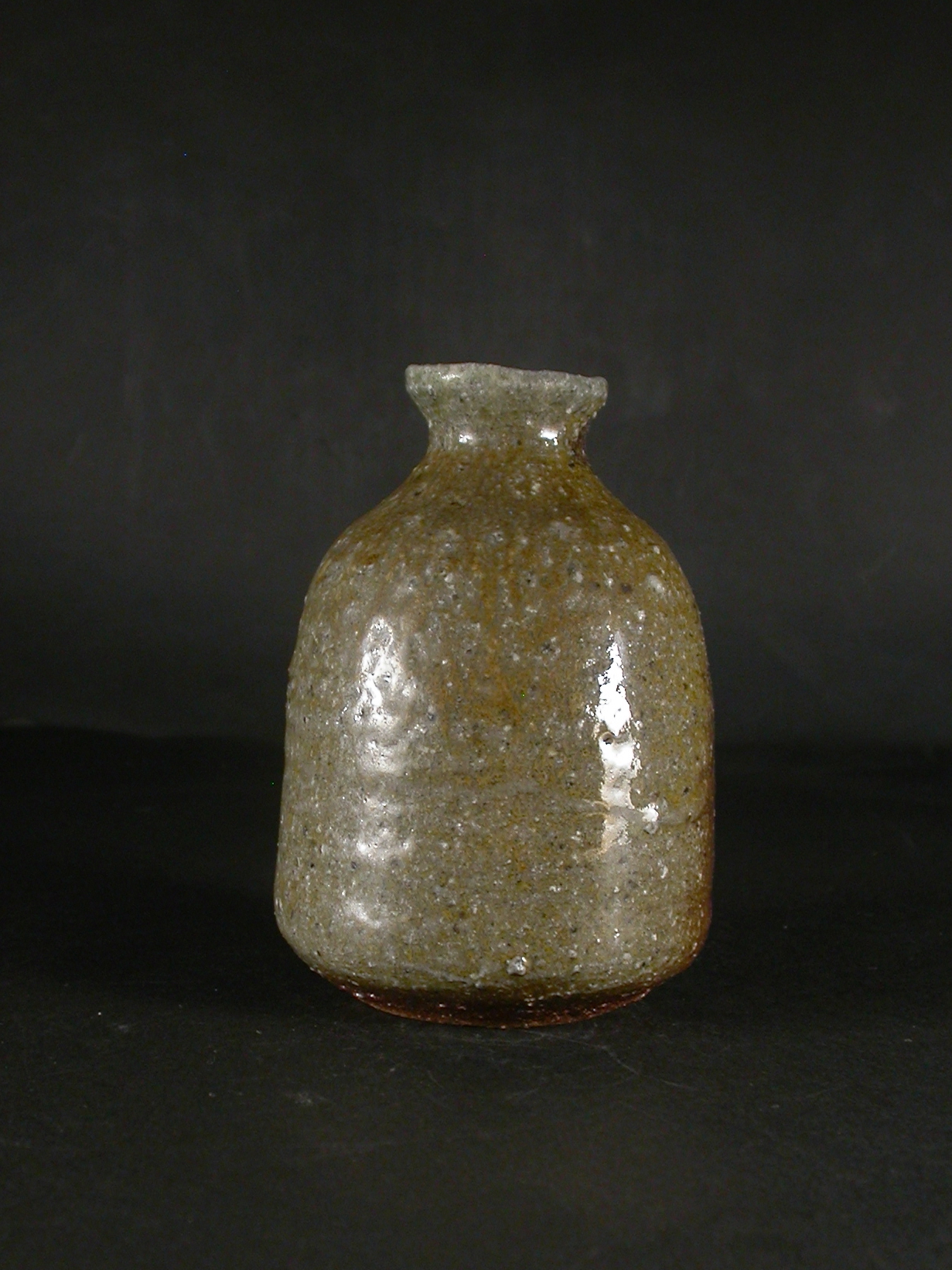 【備前焼】前嶋五一郎　備前とくり 942 前嶋五一郎作 備前焼 徳利 酒器 ぐい呑 酒器セット