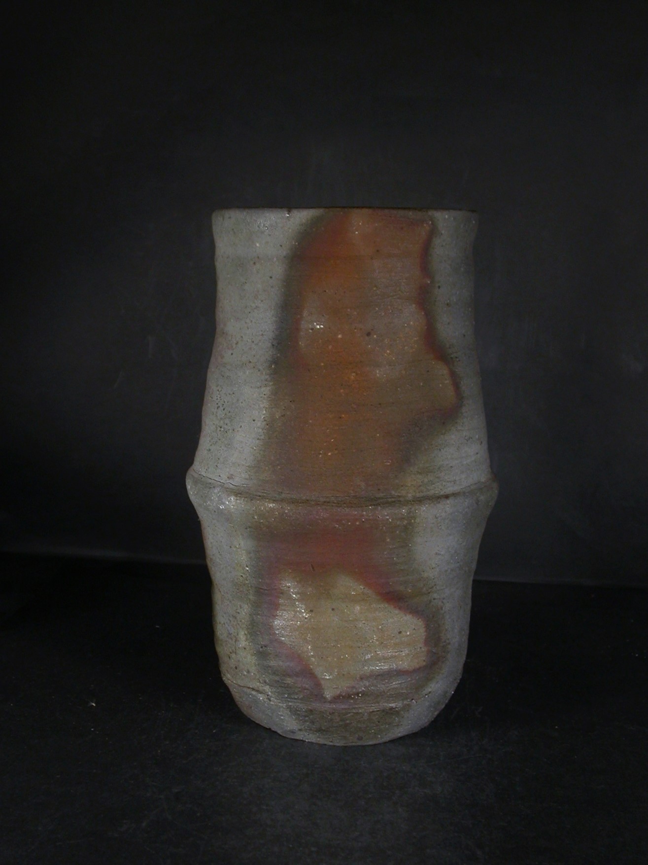 備前焼 穴窯 備前焼物故作家 前嶋 五一郎 カセ窯変花入32 備前焼卸