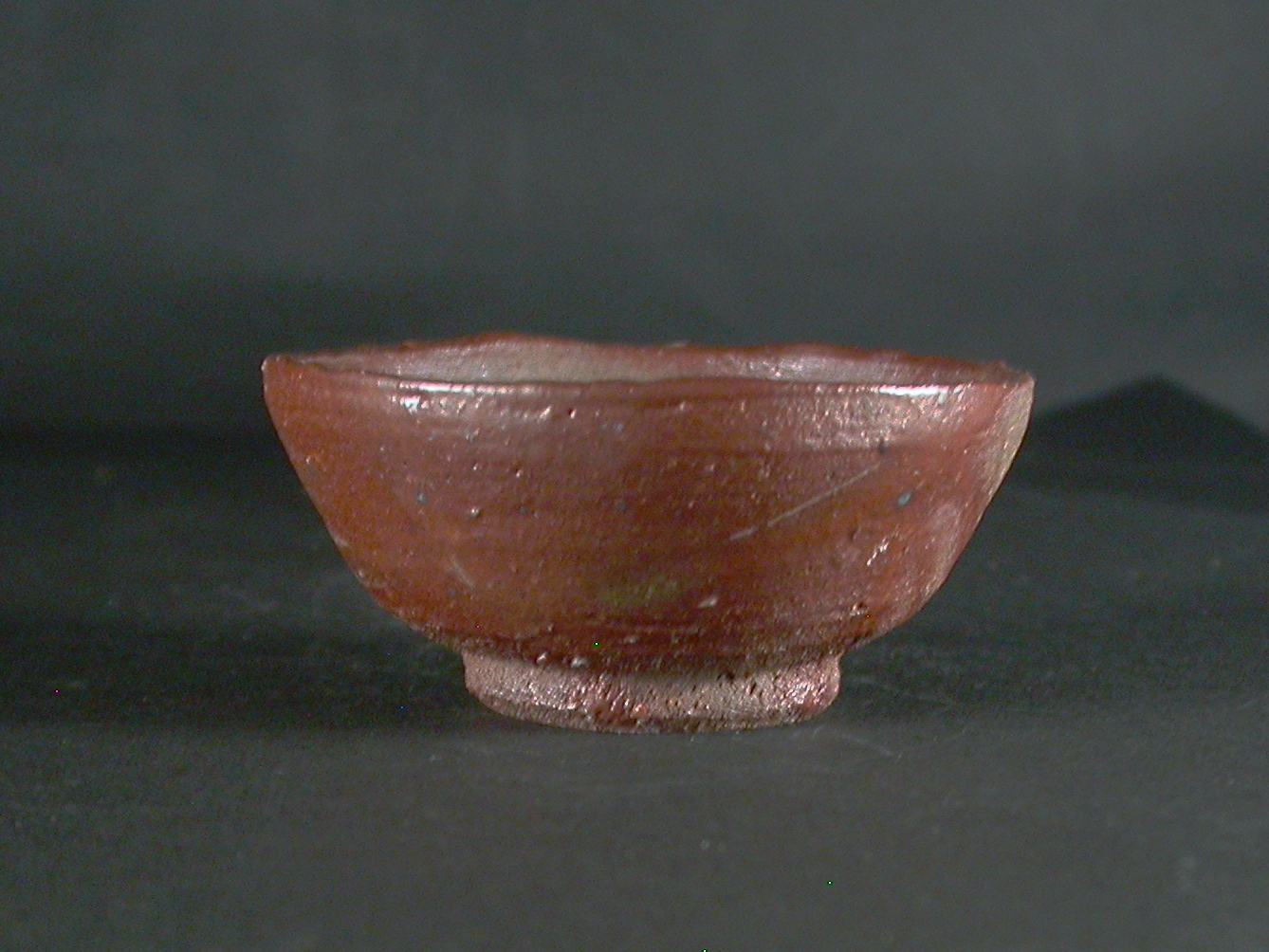 備前焼　穴窯　備前焼物故作家　前嶋　五一郎　緋襷ぐい呑９