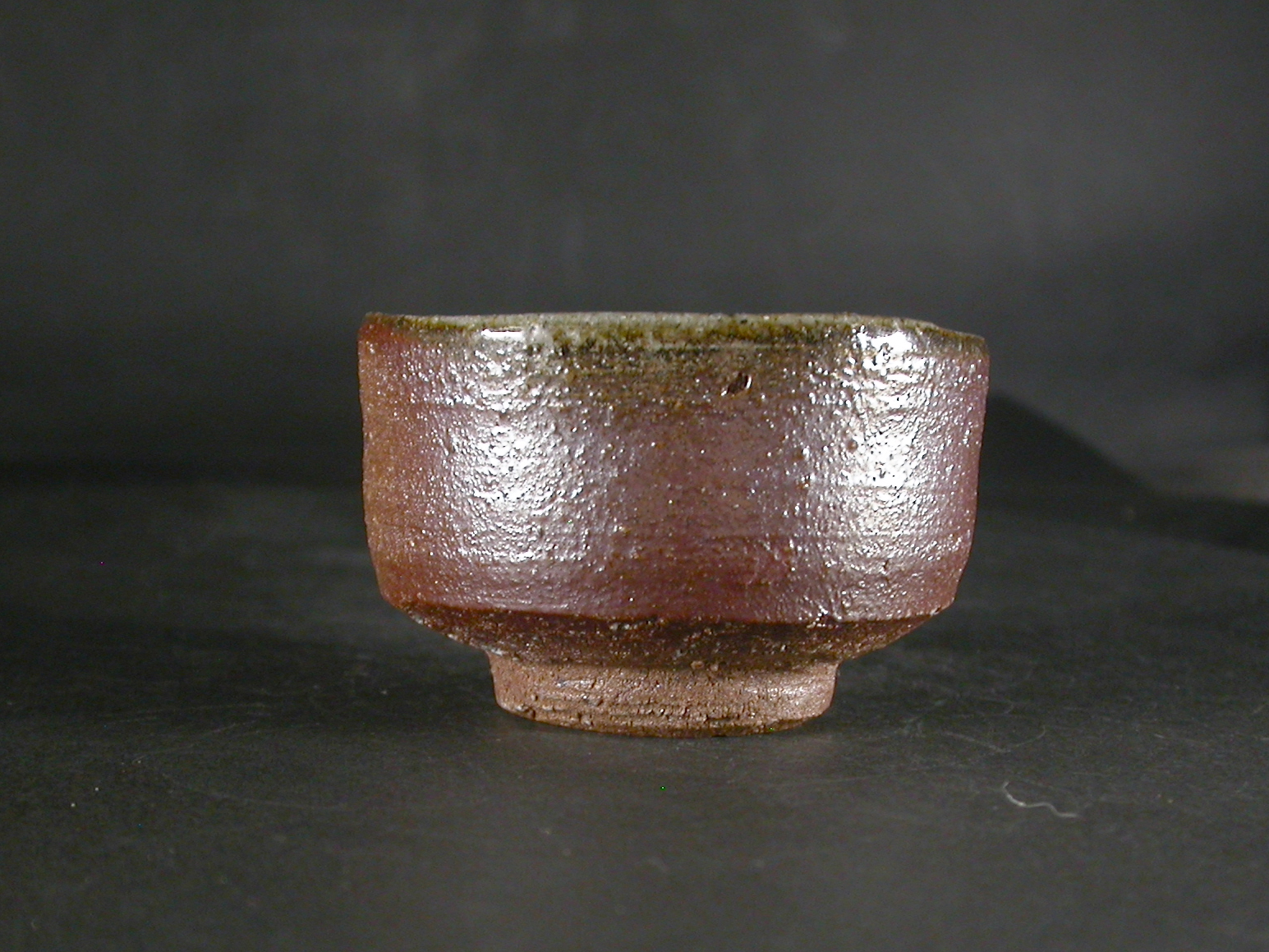 備前焼　穴窯　備前焼女流作家　前嶋　類子　黄ゴマぐい呑９