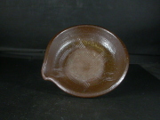 備前焼　穴窯　備前焼異色作家　吉岡　勝巳　最新作黄ゴマ片口鉢１３