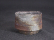 備前焼　登窯　作者不詳　桟切ぐい呑１