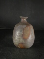 備前焼　登窯　備前焼ベテラン作家　森　一宗　共箱付き窯変徳利２