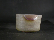 備前焼　登窯　備前焼中堅作家　石野　泰造　共箱付きカセ窯変ぐい呑２