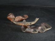 備前焼　登窯　作者不詳　魚箸置き３個組１