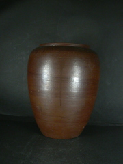 備前焼　登窯　作者不詳　明治から昭和初期の伊部手花入１