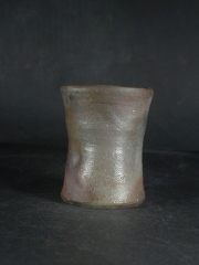 備前焼　登窯　備前焼中堅作家　吉岡　裕　桟切フリーカップ１
