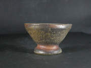 備前焼　登窯　備前焼中堅作家　橋本　勘介　黄ゴマぐい呑１