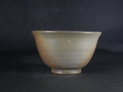 備前焼　備前焼中堅作家　竹内　靖之（山本）　最新作青緋襷青備前飯茶碗２