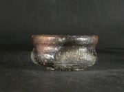 備前焼　登窯　備前焼中堅作家　竹内　靖之（山本）　最新作金彩・窯変荒土ぐい呑１９