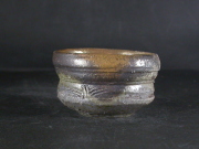 備前焼　登窯　備前焼中堅作家　竹内　靖之（山本）　最新作金彩・窯変ぐい呑１９