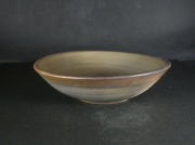 備前焼　登窯　備前焼中堅作家　竹内　靖之（山本）　最新作金彩・黄ゴマ青備前鉢３