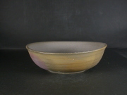 備前焼　登窯　備前焼中堅作家　竹内　靖之（山本）　最新作金彩・黄ゴマ青備前鉢３