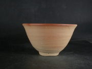 備前焼　備前焼中堅作家　竹内　靖之（山本）　最新作小振りな緋襷飯茶碗３
