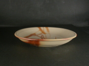 備前焼　備前焼中堅作家　竹内　靖之（山本）　最新作１９．５センチ緋襷深皿１５